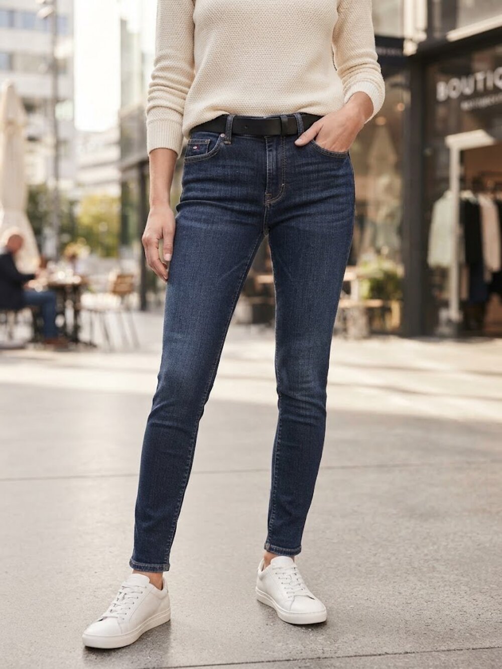 Tommy Hilfiger Blue Denim Skinny Jeans